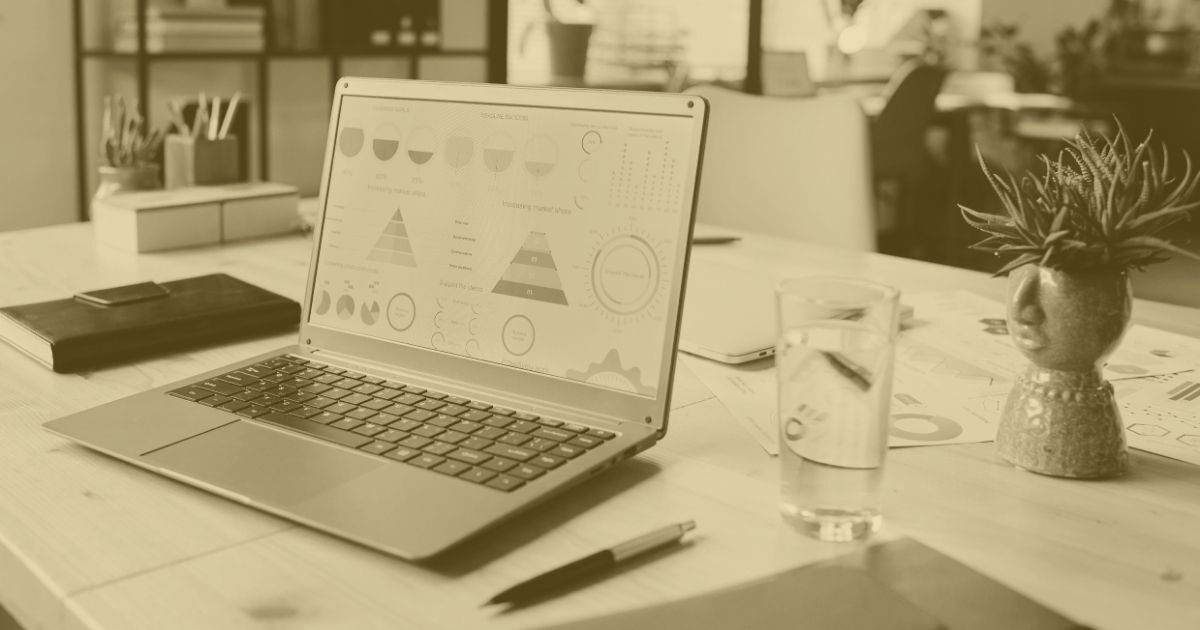 Marketing analytics dashboard used to measure conversion performance